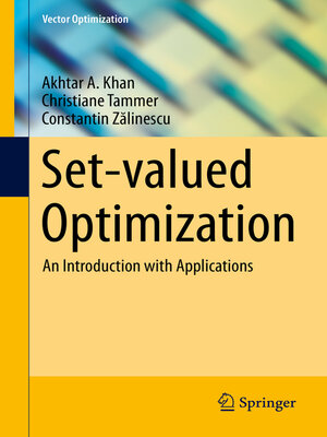 cover image of Set-valued Optimization
